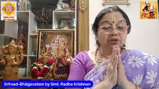 SrīmadBhāgavatam 215 by Smt Radha Krishnan  12th Dec 2024  BBMANP  ANPBBM  BBM  ANP [upl. by Elirpa]