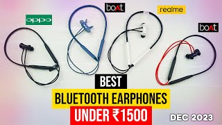 Top 5 Best Neckband Under ₹1500 2023 ⚡ Bluetooth Earphones under 1500 ⚡ Wireless Neckband 1500 [upl. by Aicirtal]