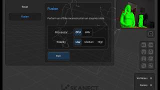 3D scanning Skanect loading model process [upl. by Ocram]