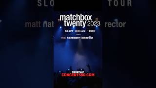 Matchbox Twenty Announce 50 date North American Tour 2023 matchbox20 rock shorts [upl. by Lectra]