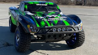 Traxxas Slash 2WD 110 scale bashing [upl. by Shaina]