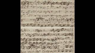 Bach Manuscript  Matthaeus Passion  39 [upl. by Hnahk]