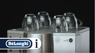 How to set the cup warmer of Your DeLonghi EC 860 Coffee Machine [upl. by Anihs670]