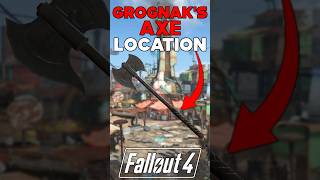 LEGENDARY GROGNAKS AXE LOCATION IN FALLOUT 4 [upl. by Moureaux]