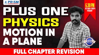 PLUS ONE  PHYSICS  FULL CHAPTER REVISION  MOTION IN A PLANE [upl. by Ilajna]