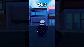 Gojo Unlimited Void OLD VS REWORK A Universal Time shortsjujutsukaisenrobloxsukuna [upl. by Ayotnom]