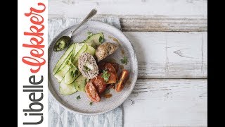 Sandra Bekkari vogelnestjes met courgetteslierten  Libelle Lekker [upl. by Onavlis]