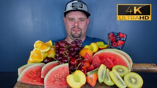 MUKBANG ASMR FRUIT PLATTER  DAVE KAY ASMR [upl. by Gnek]