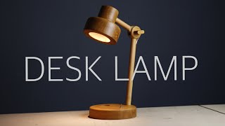 Making a wooden desk lamp [upl. by Niabi]