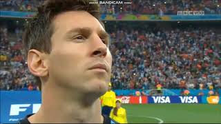 Anthem of Argentina vs Netherlands FIFA World Cup 2014 [upl. by Love]