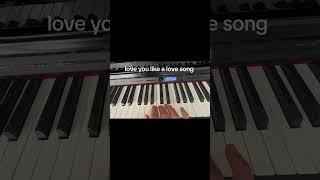 Selena GomezLove You Like A Love Song BabyPiano Cover [upl. by Harp]