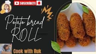 Easy And Unique Style Tasty Bread Roll😋 evening snacks recipe  Tea Time Snacks  Bread recipes 😋♥️ [upl. by Nirehtak]