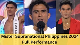 BRANDON ESPIRITU  MISTER SUPRANATIONAL PHILIPPINES 2024 FULL PERFORMANCE [upl. by Suoicul725]