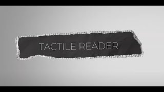 TacTile Reader per a BlueBot [upl. by Festatus]