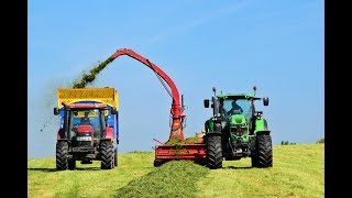 Silage 2019 Kongskilde FCT 1260 MD Trailed Forager 👌👍 [upl. by Wileen628]