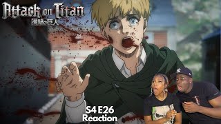 THIS IS BRUTAL ATTACK ON TITAN SEASON 4 EPISODE 26 REACTIONREVIEW  Traitor [upl. by Ibbob]