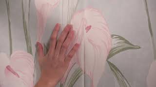 How to hang Paste The Wall Wallpaper  Laura Ashley [upl. by Amat]