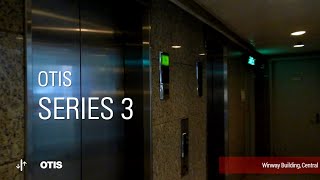 OTIS Traction Elevators  Winway Building Central HK [upl. by Eramat]