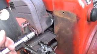 How To Remove Replace Exhaust Muffler on Toro Snowblower Tecumseh Engine [upl. by Bran]