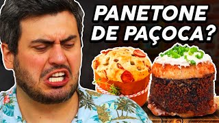 PROVAMOS OS PIORES PANETTONES DO MUNDO [upl. by Rehpinej]