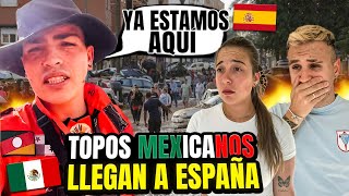 RESCATISTAS MEXICANOS LLEGAN A ESPAÑA Y LA GENTE SE EMOCIONA 😭🇲🇽 LOS TOPOS gracias México [upl. by Cooley]