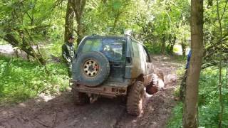 Nissan Patrol vs Nissan Terrano vs Ford Maverick Offroad Mammutpark 26517 [upl. by Beker]