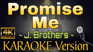 PROMISE ME  J Brothers HD OPM KARAOKE Version [upl. by Stanly778]