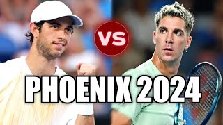 Thanasi Kokkinakis vs Nuno Borges PHOENIX 2024 Highlights [upl. by Peta]