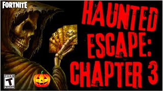 HAUNTED ESCAPE CHAPTER 3 MAP CREATIVE 20 FORTNITE  ALL HIDDEN PUMPKINS LOCATIONS amp BONUS LEVELS [upl. by Yentyrb]