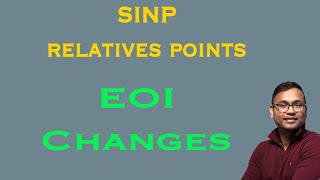 SINP EOI Changes রিলেটিভদের পয়েন্টস ক্লেইম করার অপশনে পরিবর্তন [upl. by Festa205]