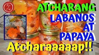 Atsarang Papaya  Atsarang Labanos  Mix N Cook [upl. by Acir]