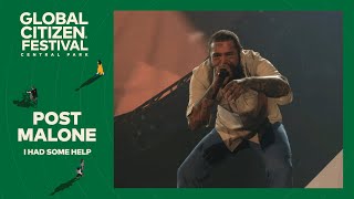 Post Malone Showcases I Had Some Help  Global Citizen Festival NYC 2024 [upl. by Iblehs]