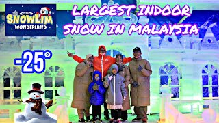 SNOWLIM WONDERLAND MALAYSIA SEREMBAN 2  LARGEST INDOOR SNOW IN MALAYSIA [upl. by Atteloiv]