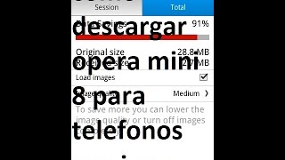 como descargar opera mini 8 para telefonos con java [upl. by Eisiam250]