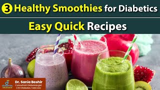 Smoothie for Diabetics Low Carb Smoothie Recipe by Dr Sania [upl. by Reece326]