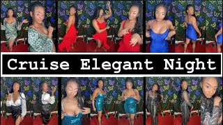 My first cruise theme ELEGANT NIGHT on carnival magic WHAT SHOULD I WEAR  7 dresses 1 event HELP [upl. by Aradnahc]