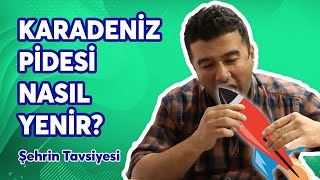 KARADENİZ PİDESİ NASIL YENİR  HAÇAPURİ KARADENİZ PİDESİCİSİ NEREDE YENİR [upl. by Tildy]