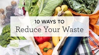 10 WAYS TO REDUCE WASTE  ecofriendly swaps amp beginner zero waste [upl. by Ire185]