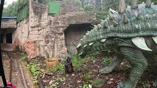 Dino Explorer Cars  Gullivers Kingdom ONRIDE POV [upl. by Loredo]