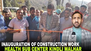 MLA Bani Dr Rameshwar Singh inaugurates construction work of Two Rooms and one Toilet at PHC Kindli [upl. by Anaile]