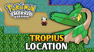 How To Catch Tropius In Pokemon Emerald  Tropius Location [upl. by Bastian]