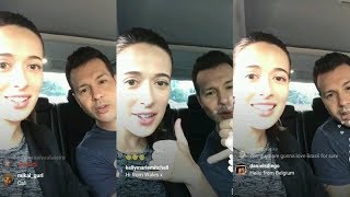 Marina Squerciati  Instagram Live Stream  August 11 2017 with Jon Seda [upl. by Corbie292]