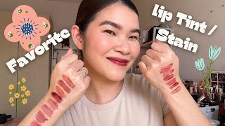 UPDATED FAVORITE LIP TINT  LIP STAIN  LOCAL amp INTERNATIONAL  JEN DE LEON [upl. by Ahsitam]