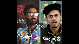 Vabby👹 vs Sargun Tyagi☠️  Vabby Shayari Status🥀 Vabby Shayari🌹 Boys Attitude Shayari😈 shayari [upl. by Kalagher]