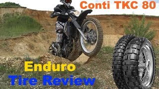 Continental TKC 80  Enduro Tire Review [upl. by Koosis346]