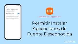 Permitir Instalar Aplicaciones de Fuente Desconocida  Xiaomi Android 14  HyperOS 1 [upl. by Ahsekat]