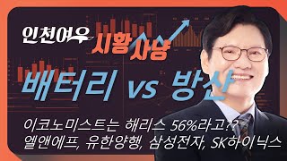 배터리 vs 방산 영국 이코노미스트 해리스 당선 56 수혜주는 엘앤에프 에코프로비엠 카카오 NAVER 삼성전자 한화에어로 현대로템 SOil [upl. by Verras]