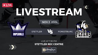 LIVE  Stettler Imperials VS Forestburg Flyers  November 2 2024 [upl. by Naehs278]