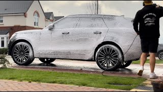 Range Rover Velar  Foam Wash  Auto Detailing  4K [upl. by Alya]