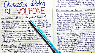 Character Sketch of VOLPONE  Volpone Full Summary in Hindi  Volpone Question Answer [upl. by Lonnie]